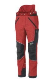 Schnittschutzhose X-treme Vectran, rot/schwarz, PSS Produktbild
