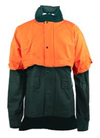 Regenjacke Forest Pro, orange-oliv, Sioen Produktbild