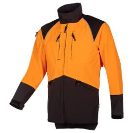 Forest Pro Forstjacke, grau-leuchtorange Produktbild