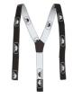 SIP Hosenträger mit Klett, 4cm breit, 100cm, schwarz-weiß Produktbild img1 S