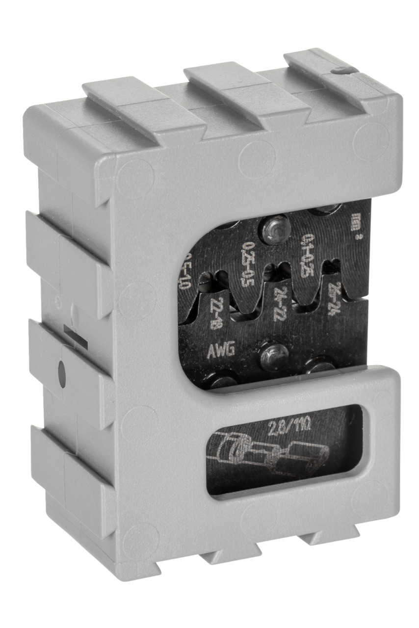 8140-09 Modul-Einsatz für Flachsteckhülsen 2,8 Produktbild img2 L