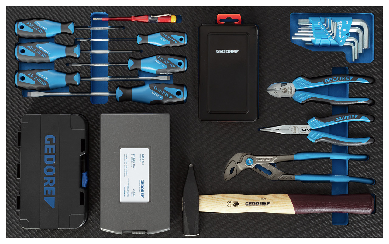 TS-173 Werkzeugsortiment in CT-Einlagen 173tlg Produktbild img2 L