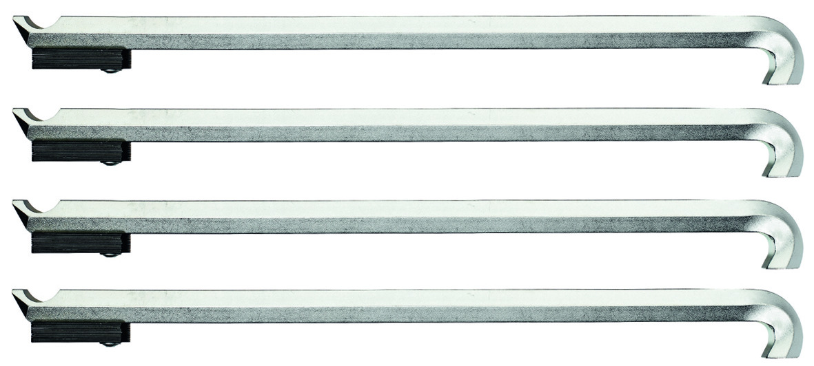 1.29/45 Abzughaken-Satz, 4-teilig, 226 mm, mit Abstandshaltern Produktbild img1 L