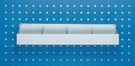 1500 H 10-100 Ablageschale 456x50x100 mm, unterteilt Produktbild