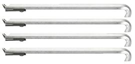 1.29/35 Abzughaken-Satz, 4-teilig, 178 mm, mit Abstandshaltern Produktbild