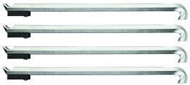1.29/45 Abzughaken-Satz, 4-teilig, 226 mm, mit Abstandshaltern Produktbild