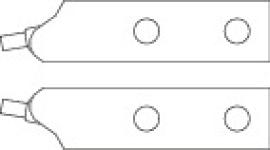 E-8000 J 41 - J 61 Ersatzspitzen gewinkelt (Paar) 