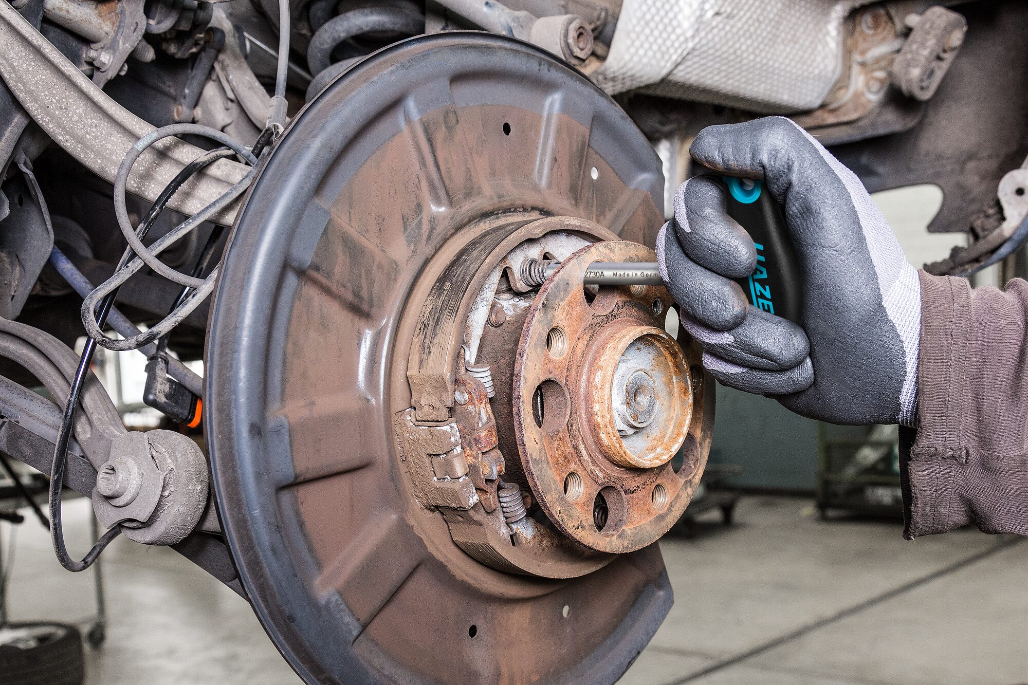 HAZET Handbremsbacken-Haltefeder-Werkzeug 2730A ∙ Länge: 142 mm Produktbild img2 L