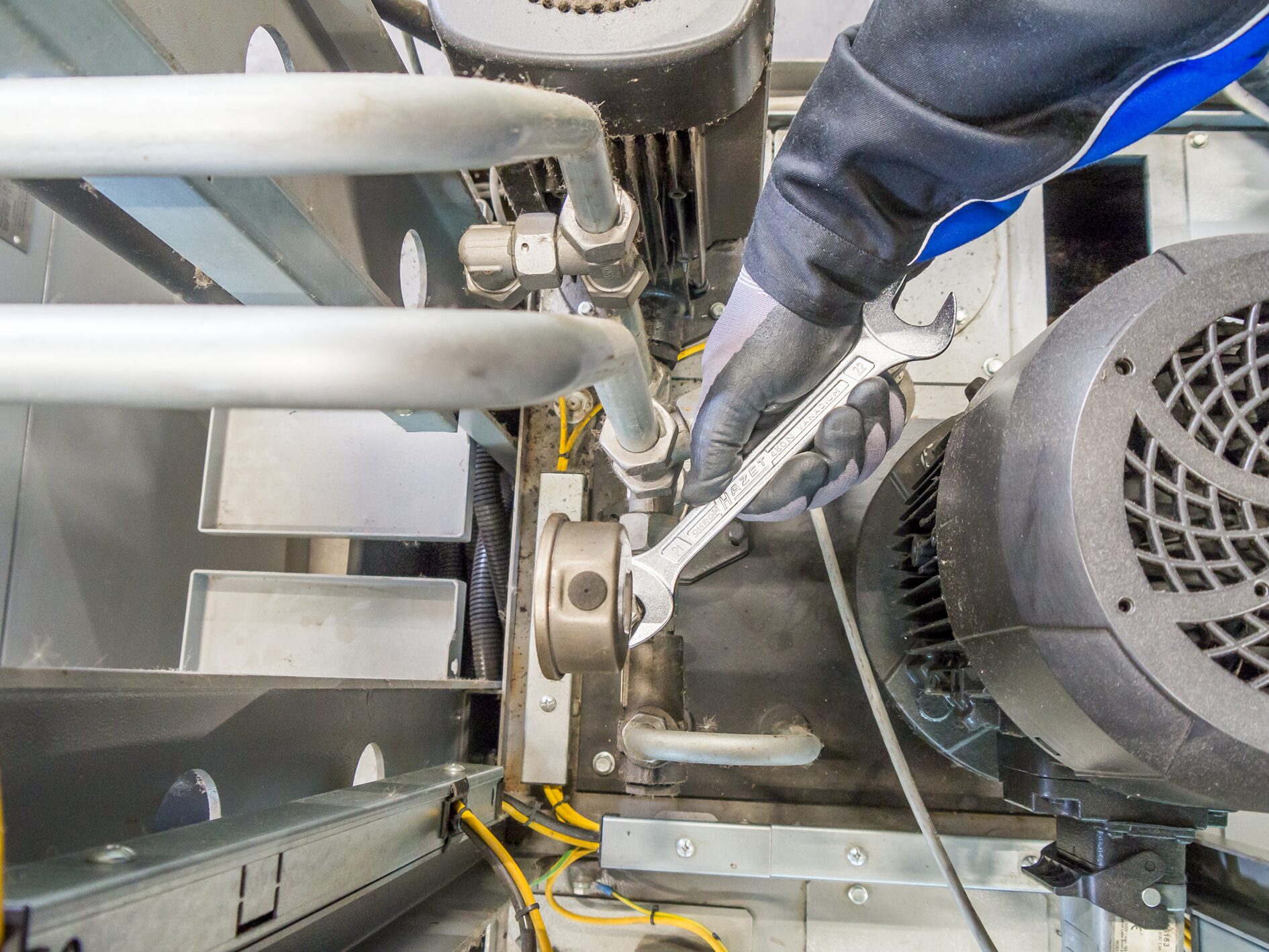 HAZET Doppel-Maulschlüssel Satz 450N/8RS ∙ Außen Sechskant Profil ∙ 8-teilig ∙ 6 x 7 – 21 x 22 Produktbild img2 L