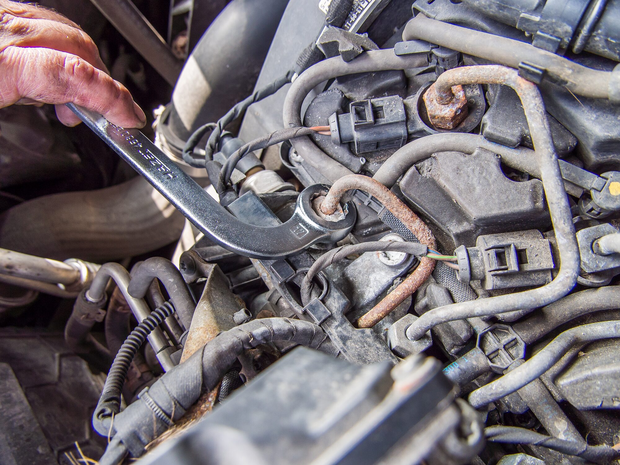 HAZET Einspritzleitungsschlüssel 4560 ∙ Außen Doppelsechskant Profil ∙ SW 17 x 17 mm Produktbild img4 L