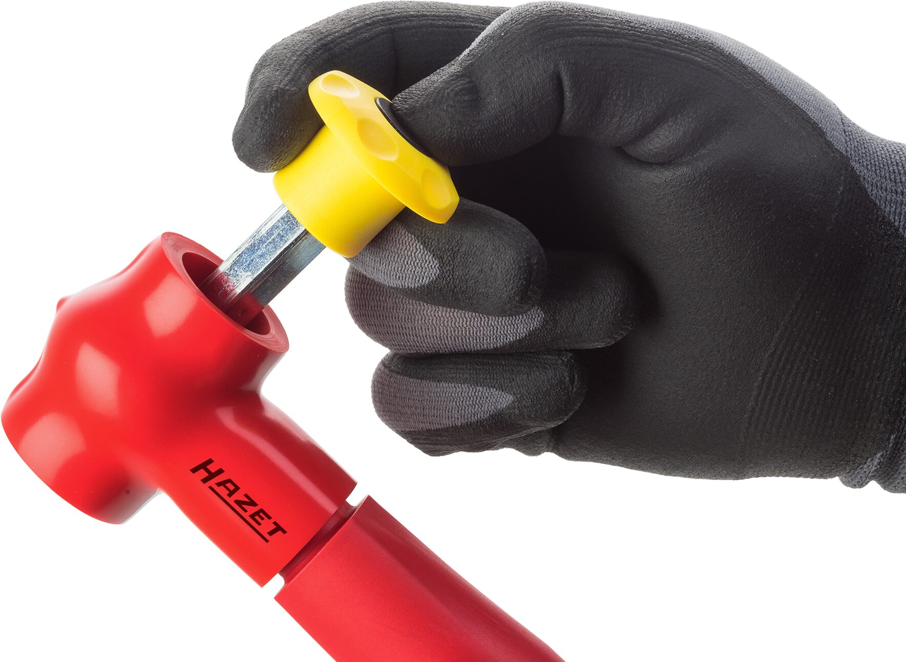 HAZET Drehmomentschlüssel ∙ schutzisoliert 5109KV ∙ Drehmomentbereich min-max: 5 – 25 Nm ∙ Genauigkeit: 4% ∙ 3/8 Zoll (10 mm) Vierkant massiv ∙ Länge: 305 mm Produktbild img4 L