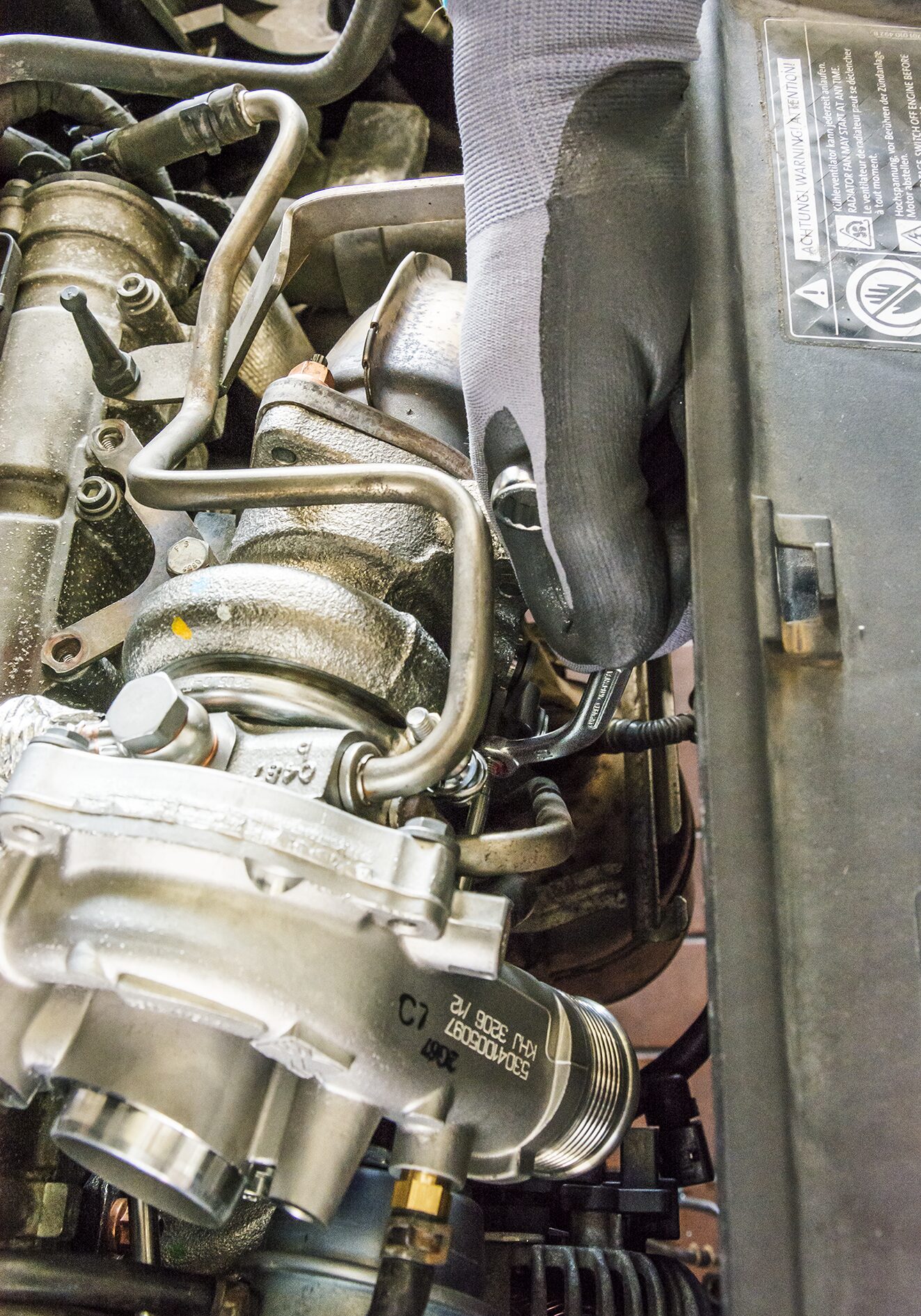 HAZET Turboladerschlüssel ∙ Doppelsechskant 615-S10X12 ∙ Außen Doppelsechskant Profil ∙ SW 10 x 12 mm Produktbild img2 L