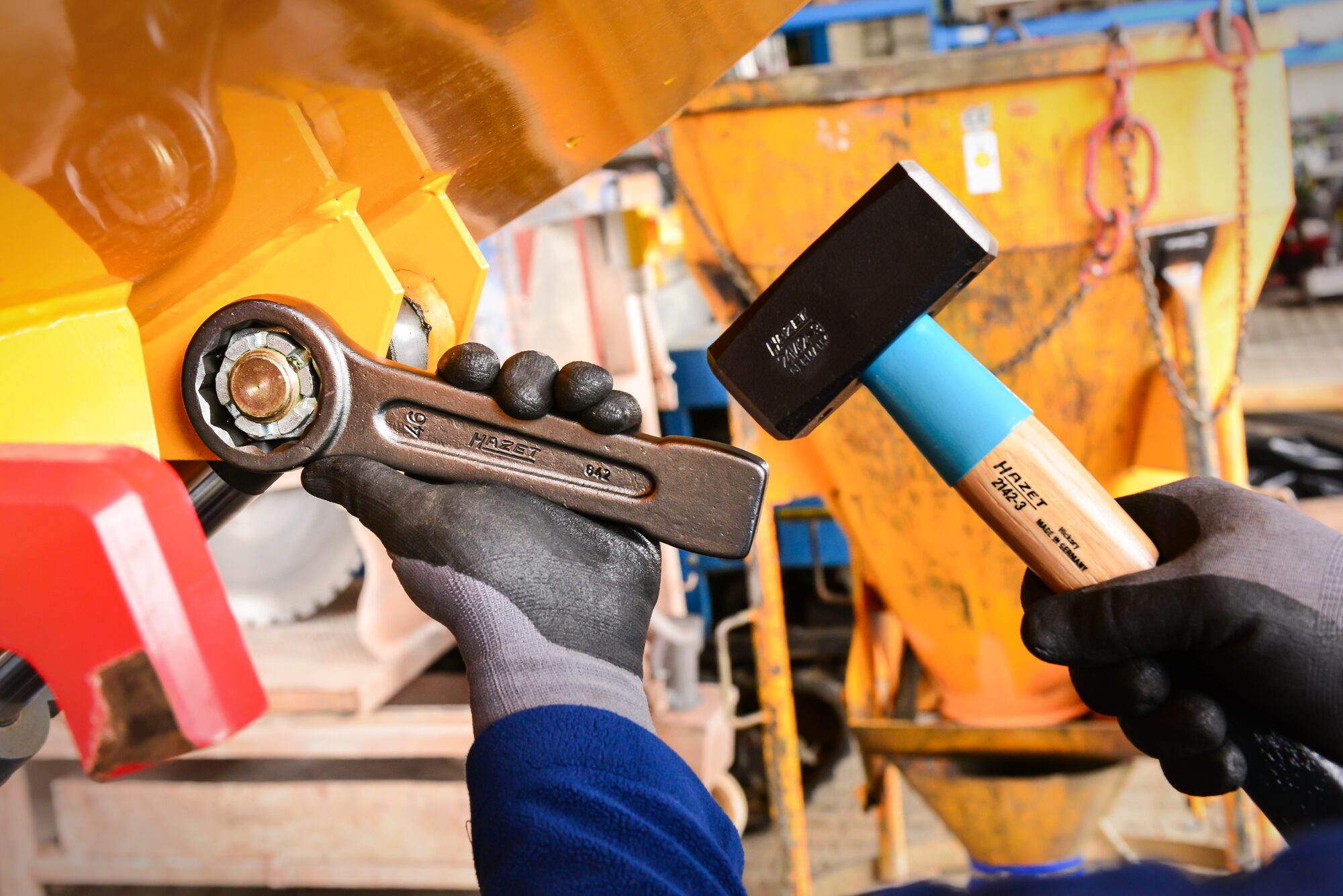 HAZET Schlag-Ringschlüssel 642-75 ∙ Außen Doppelsechskant Profil ∙ SW 75 mm Produktbild img3 L