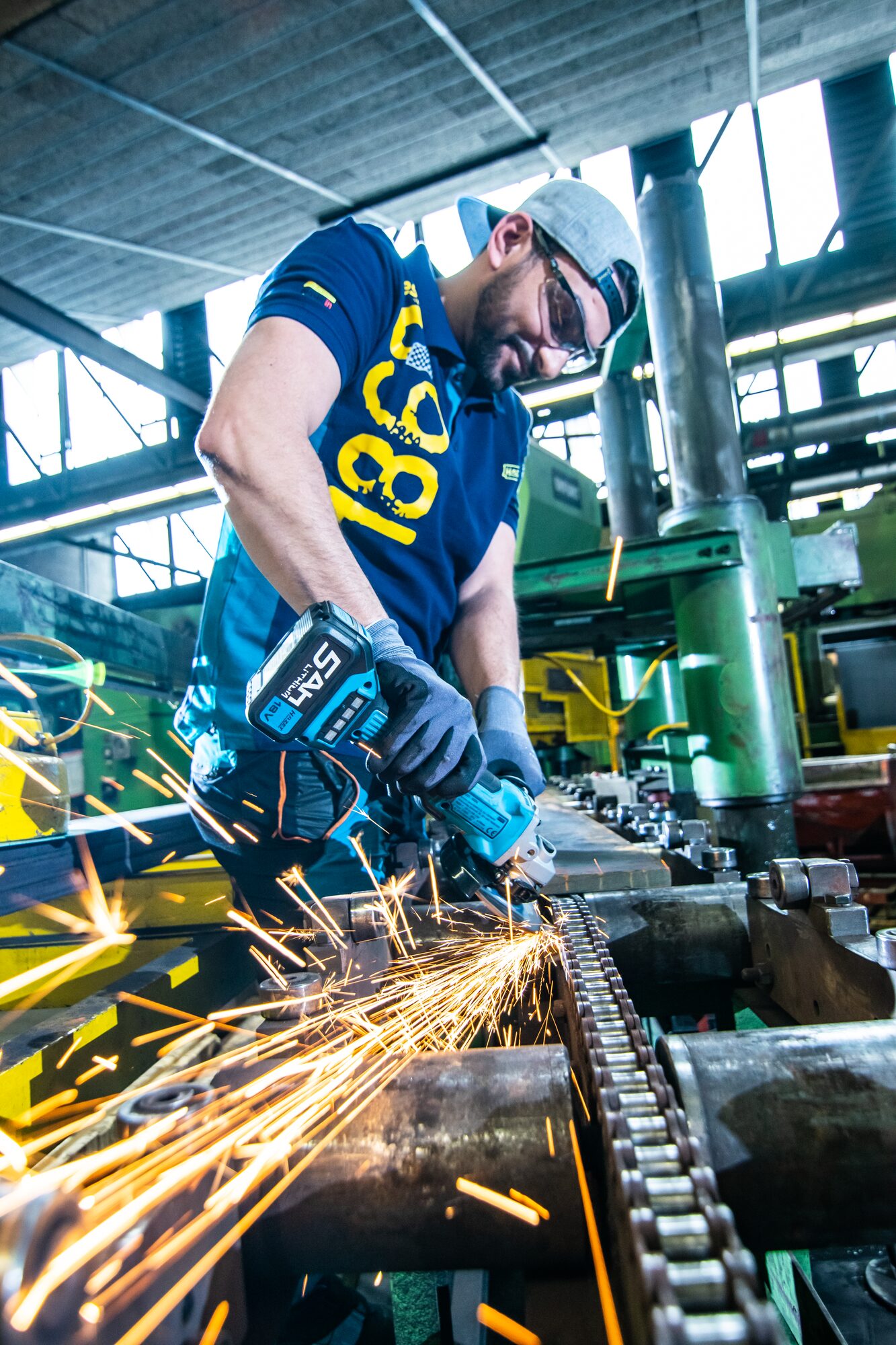 HAZET Akku Winkelschleifer Satz ∙ 3-teilig 9233-7 ∙ 3-teilig Produktbild img2 L