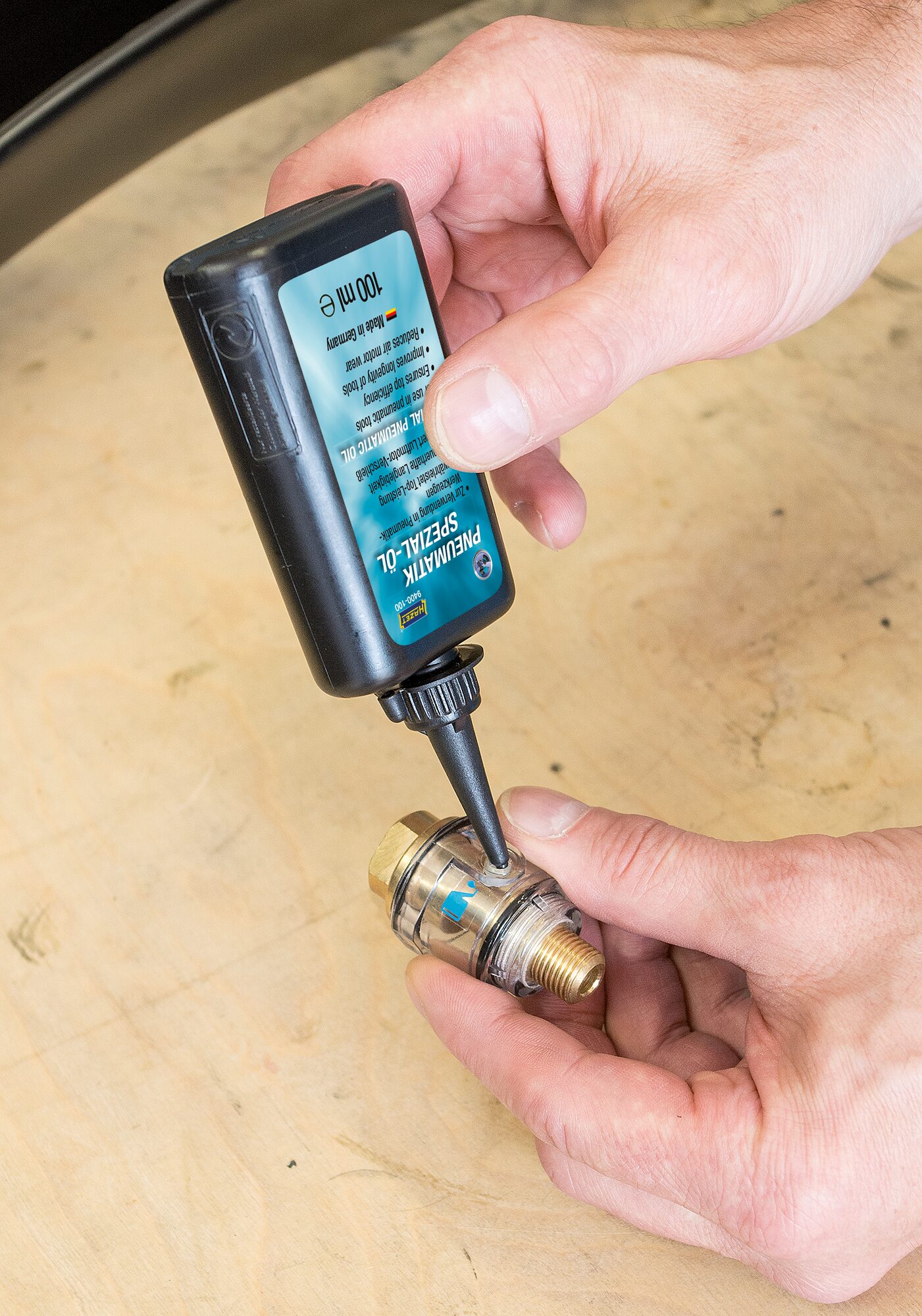 HAZET Druckluftwerkzeug Spezial Öl 9400-100 ∙ 0,1 l Produktbild img2 L