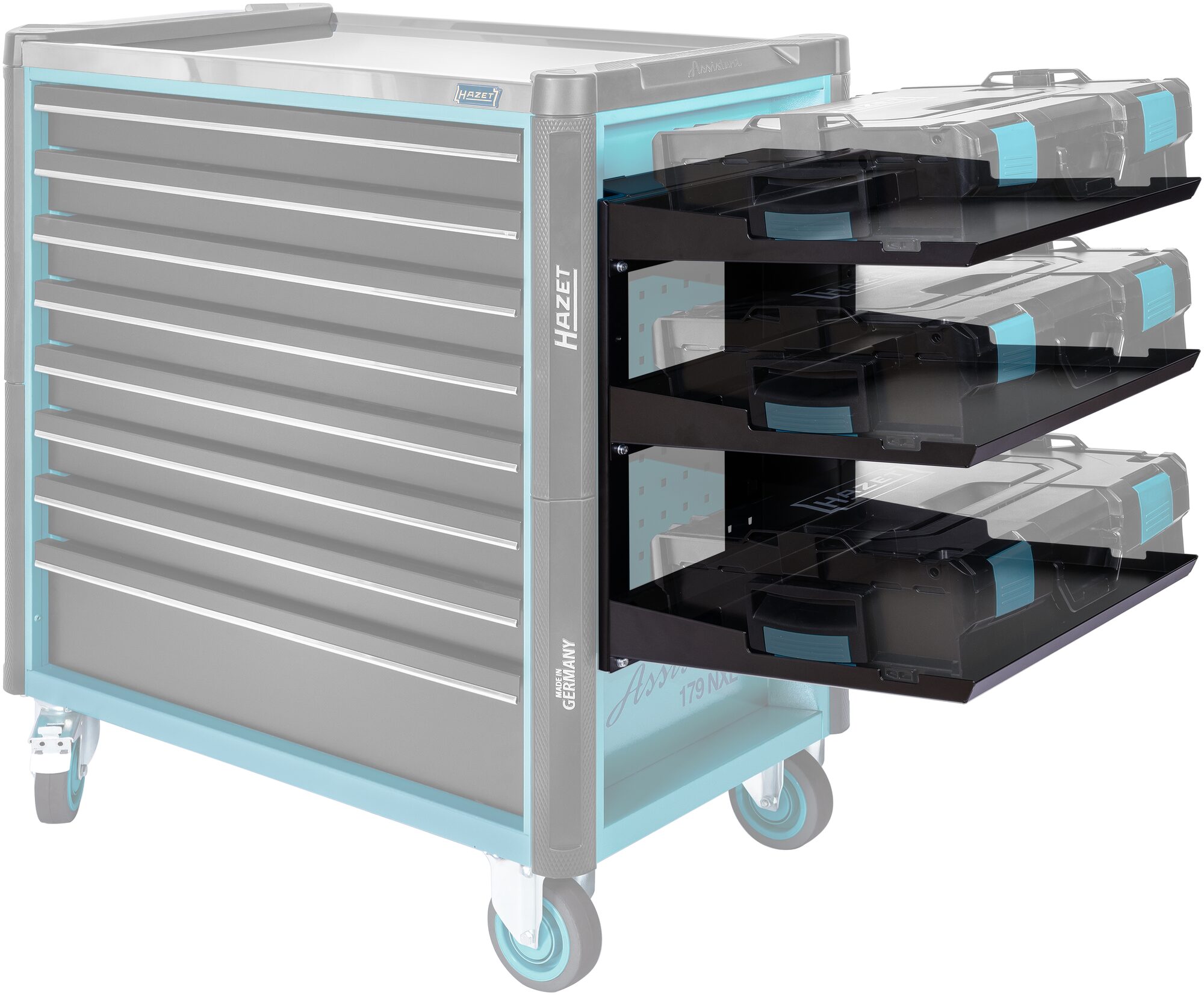 HAZET Halterungs Satz für zwei L-Boxxen 179N-51 ∙ L x B x H: 515 mm x 441 mm x 496 mm Produktbild img4 L