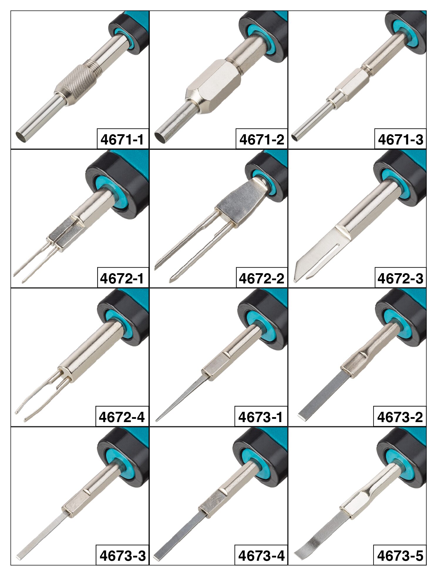 HAZET Kabelentriegeler Sortiment 4670-1/12 ∙ 12-teilig Produktbild img8 L