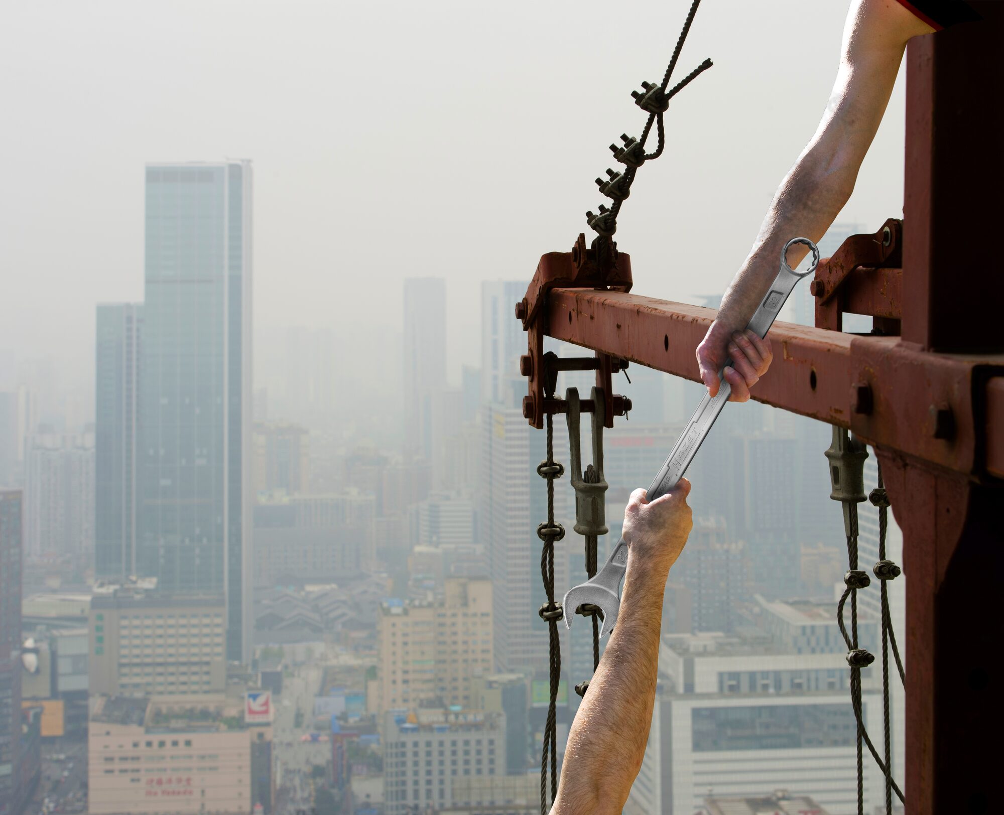 HAZET Ring-Maulschlüssel ∙ extralang ∙ schlanke Bauform 600LG/13 ∙ Außen Doppelsechskant-Tractionsprofil ∙ 13-teilig ∙ 10 – 24 Produktbild img7 L