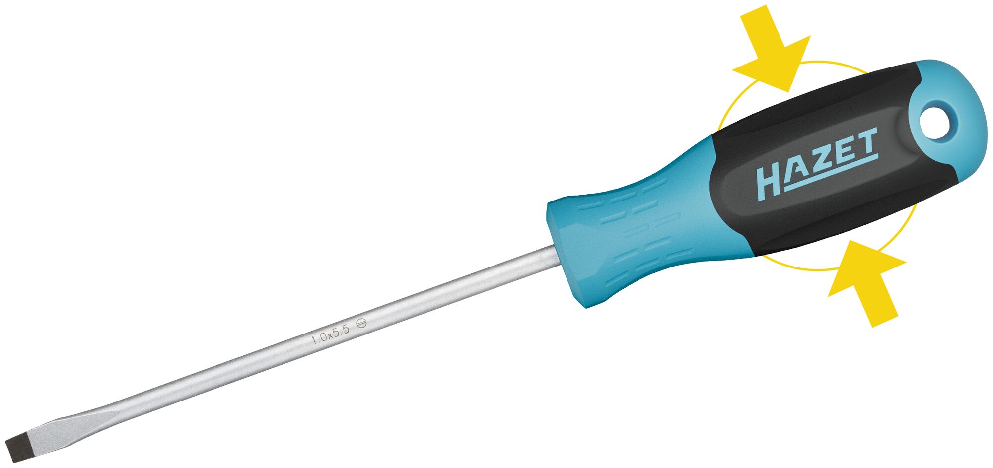 HAZET Steckgriff 811-UK ∙ 1/4 Zoll (6,3 mm) Vierkant massiv ∙ Länge: 110 mm Produktbild img7 L
