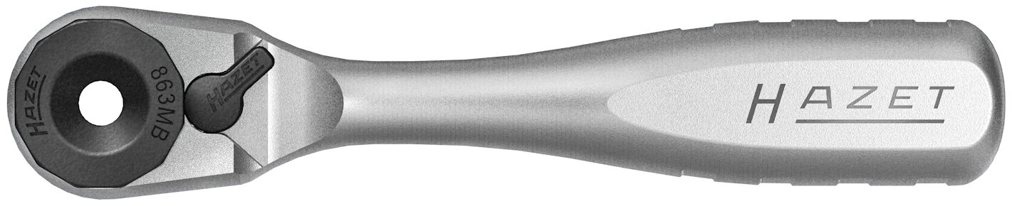 HAZET Umschaltknarre ∙ Vollstahl ∙ für Bits 863MB ∙ 1/4 Zoll (6,3 mm) Sechskant hohl ∙ Länge: 90 mm Produktbild img3 L