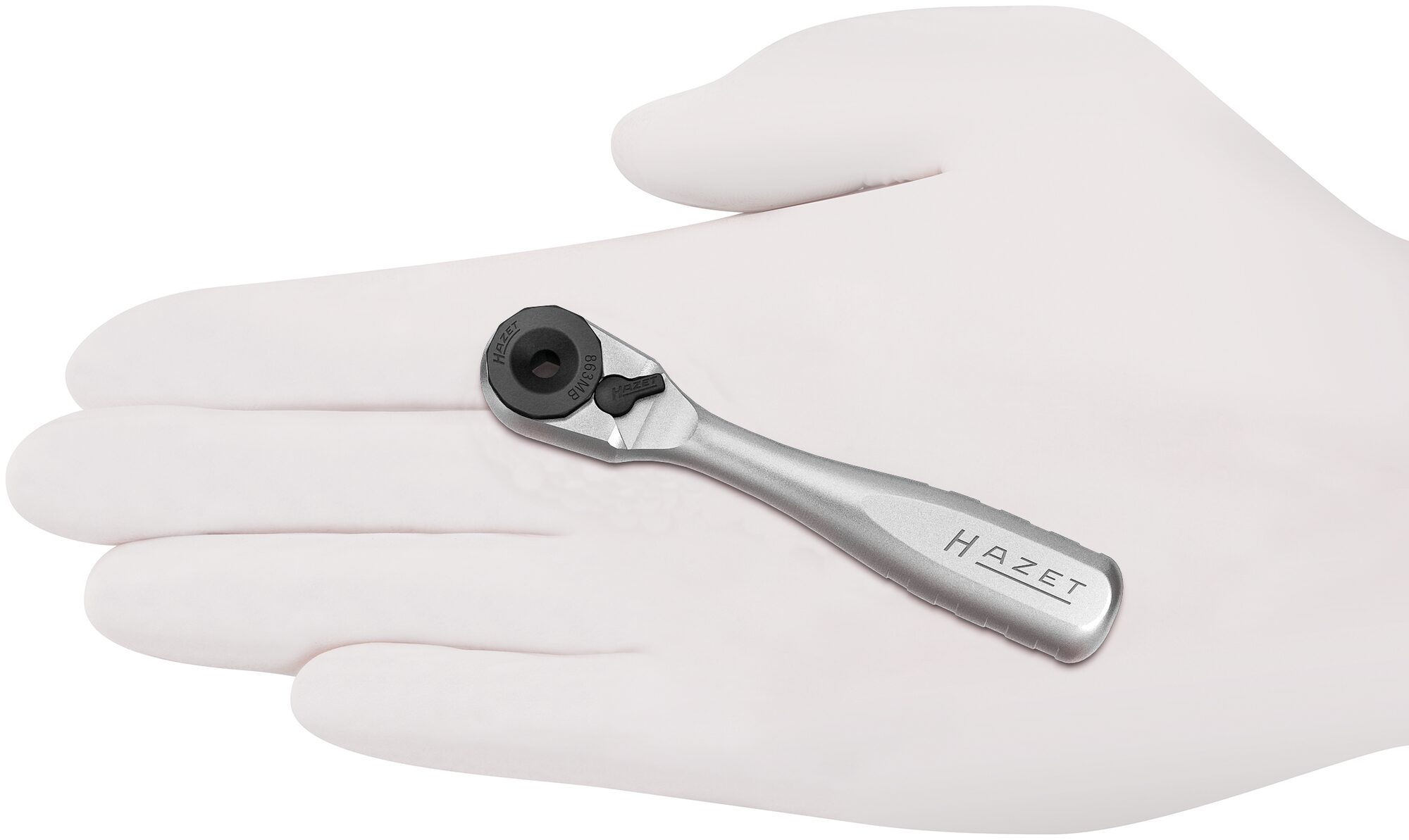 HAZET Umschaltknarre ∙ Vollstahl ∙ für Bits 863MB ∙ 1/4 Zoll (6,3 mm) Sechskant hohl ∙ Länge: 90 mm Produktbild img7 L