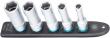 HAZET SmartRail ∙ Flexible Kunststoff-Steckleiste 900LG-SR/5 ∙ 1/2 Zoll (12,5 mm) Vierkant hohl ∙ Außen Sechskant-Tractionsprofil ∙ 5-teilig ∙ 10 ∙ 13 ∙ 17 ∙ 19 ∙ 22 Produktbild img2 S