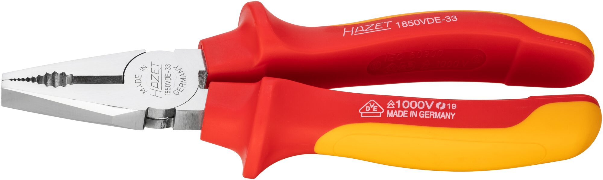 HAZET Kombizange ∙ schutzisoliert 1850VDE-33 ∙ Länge: 180 mm Produktbild img1 L