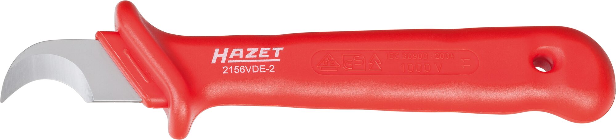 HAZET Kabel- und Abisoliermesser ∙ schutzisoliert 2156VDE-2 ∙ Länge: 180 mm Produktbild img1 L