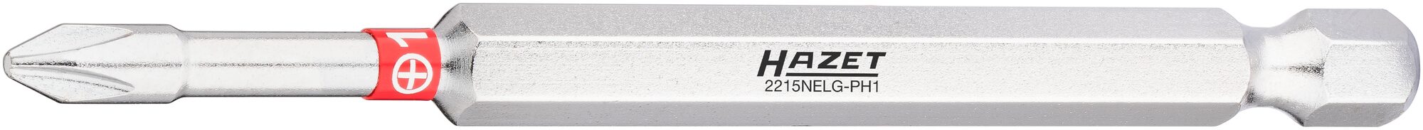 HAZET Bit 2215NELG-PH1 ∙ 1/4 Zoll (6,3 mm) Sechskant massiv ∙ Kreuzschlitz Profil PH ∙ SW PH1 Produktbild img1 L