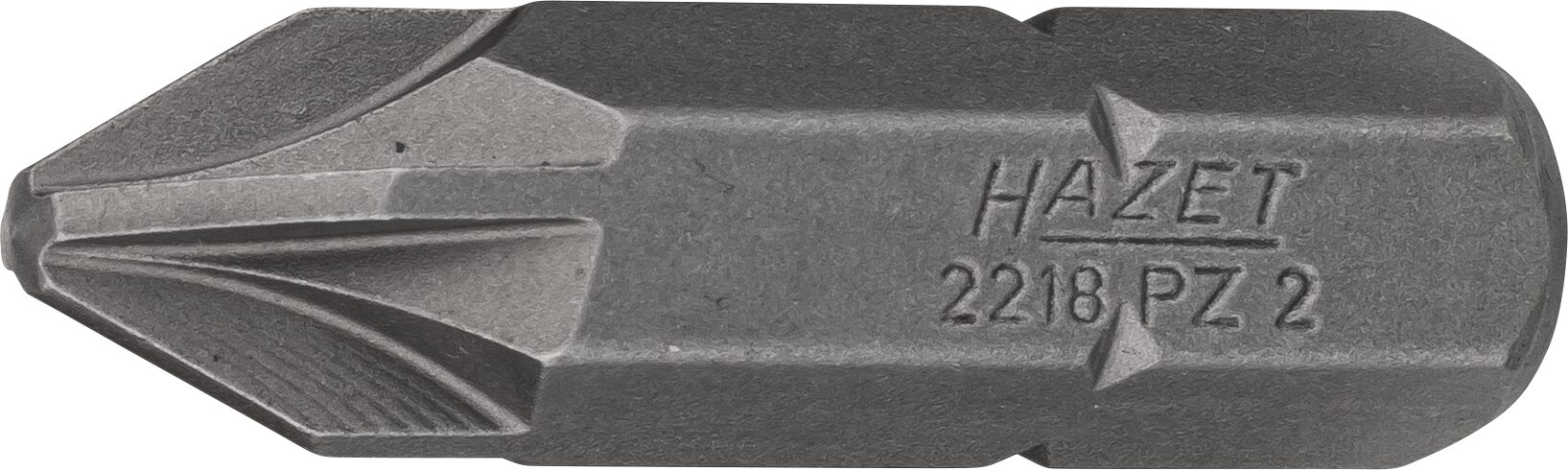 HAZET Bit 2218-PZ2 ∙ 5/16 Zoll (8 mm) Sechskant massiv ∙ Pozidriv Profil PZ ∙ SW PZ2 Produktbild img1 L