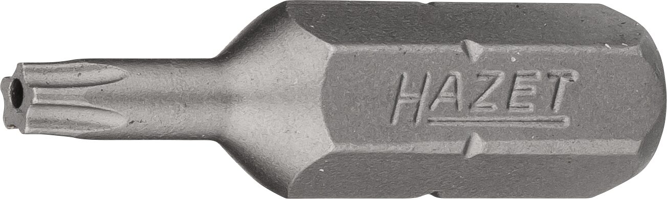 HAZET 5-Stern Bit 2225-10H ∙ 1/4 Zoll (6,3 mm) Sechskant massiv ∙ Innen 5-Stern Profil mit Zapfen ∙ SW 10H Produktbild img1 L