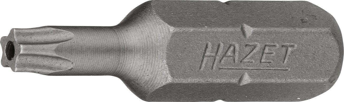 HAZET 5-Stern Bit 2225-15H ∙ 1/4 Zoll (6,3 mm) Sechskant massiv ∙ Innen 5-Stern Profil mit Zapfen ∙ SW 15H Produktbild img1 L