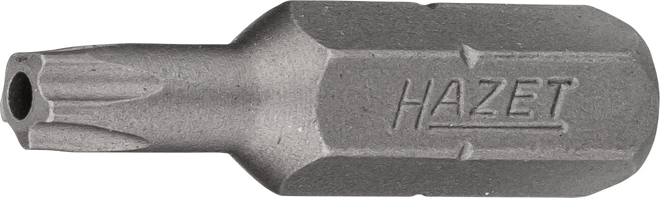 HAZET 5-Stern Bit 2225-20H ∙ 1/4 Zoll (6,3 mm) Sechskant massiv ∙ Innen 5-Stern Profil mit Zapfen ∙ SW 20H Produktbild img1 L