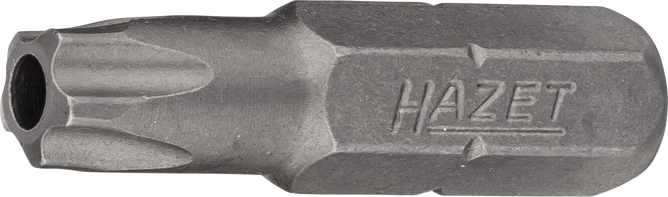 HAZET 5-Stern Bit 2225-30H ∙ 1/4 Zoll (6,3 mm) Sechskant massiv ∙ Innen 5-Stern Profil mit Zapfen ∙ SW 30H Produktbild img1 L
