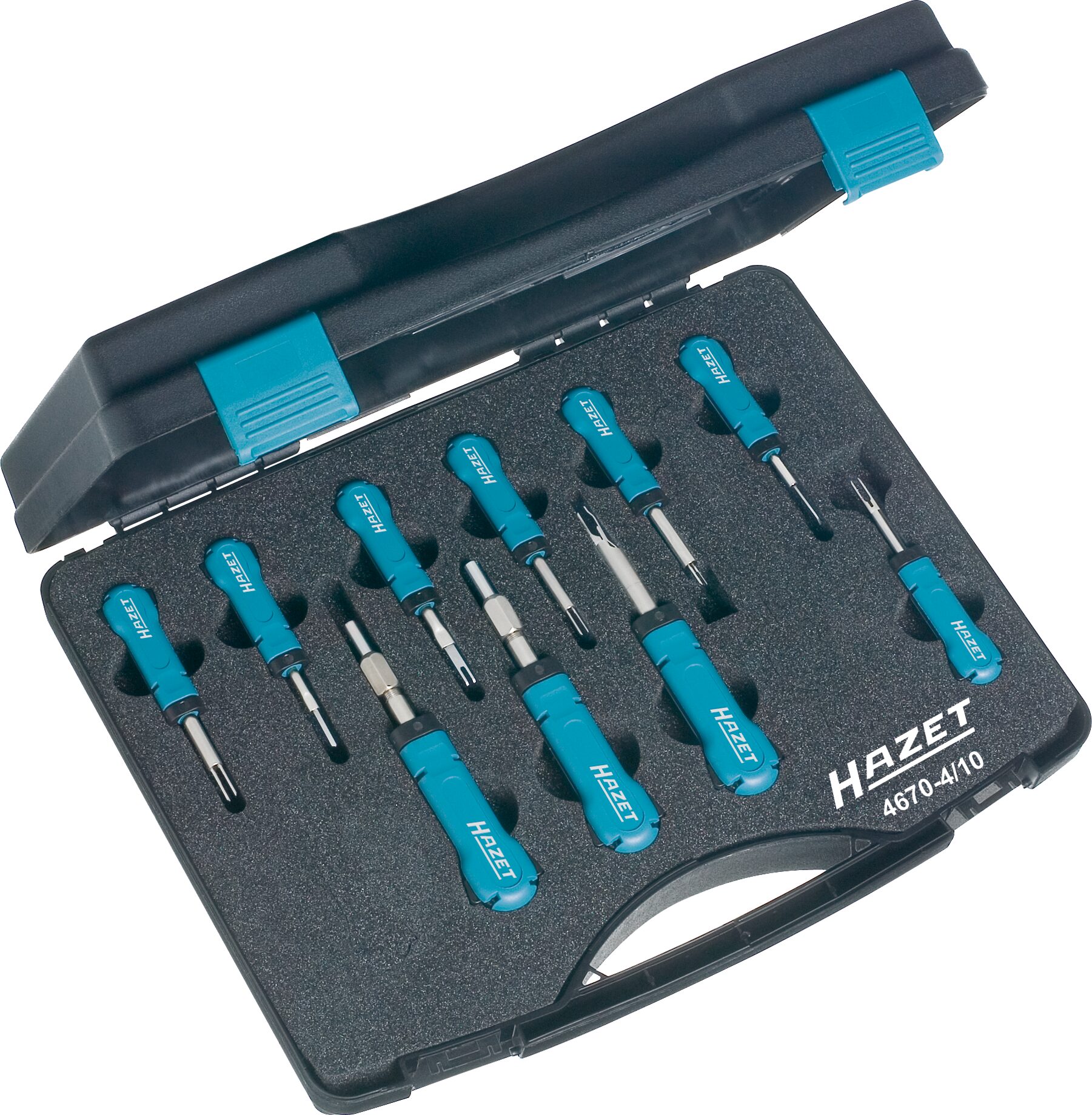 HAZET Kabelentriegeler Sortiment 4670-4/10 ∙ 10-teilig Produktbild img1 L