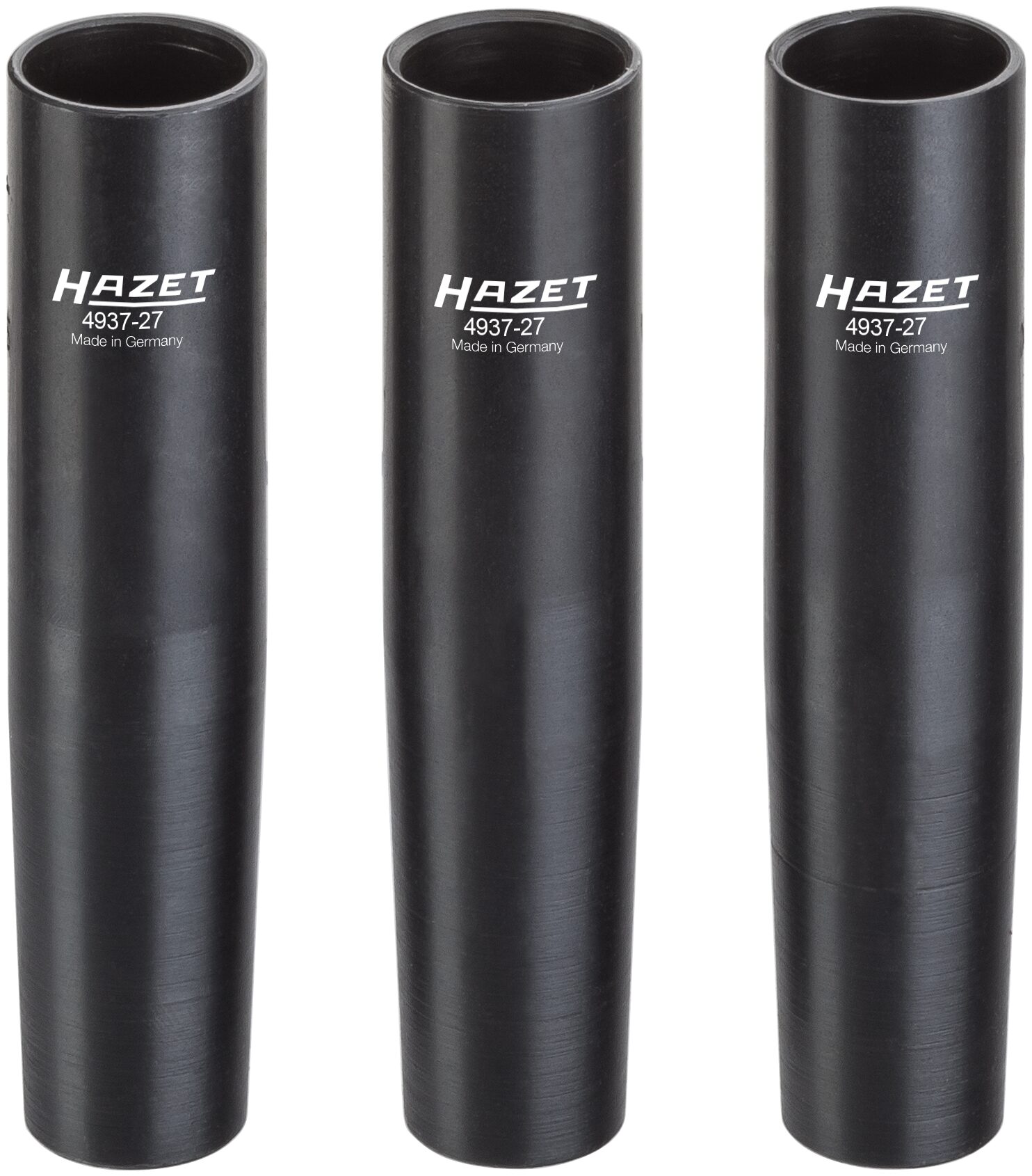HAZET Nkw Zentrierhülsen Satz 4937-27/3 ∙ 1/2 Zoll (12,5 mm) Vierkant hohl ∙ 3-teilig Produktbild img1 L