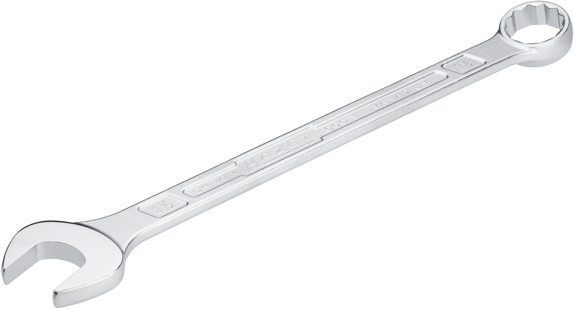 HAZET Ring-Maulschlüssel 600NA-1.1/2 ∙ Außen Doppelsechskant Profil ∙ SW 1.1⁄2″ Produktbild img1 L