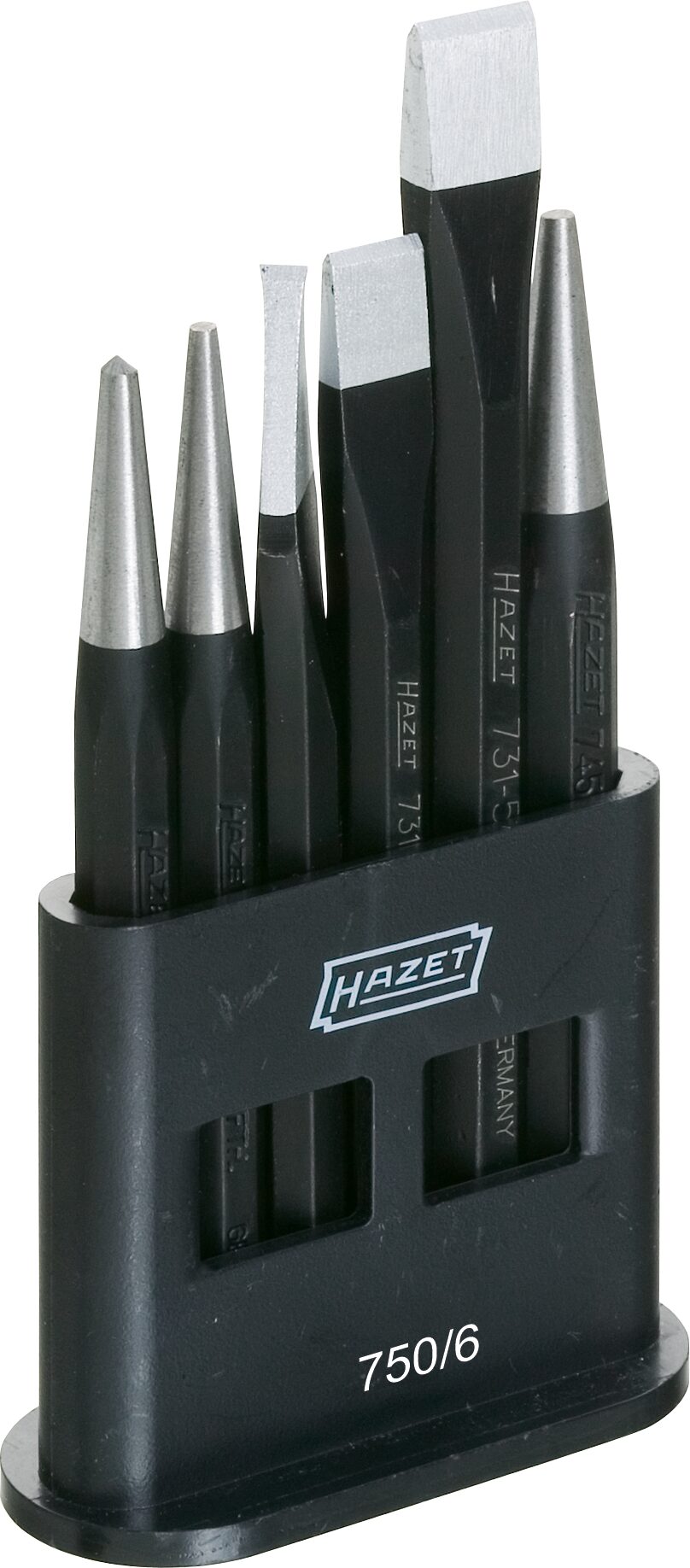 HAZET Meißel, ∙ Durchtreiber, ∙ Körner Satz 750/6 ∙ 6-teilig Produktbild img1 L