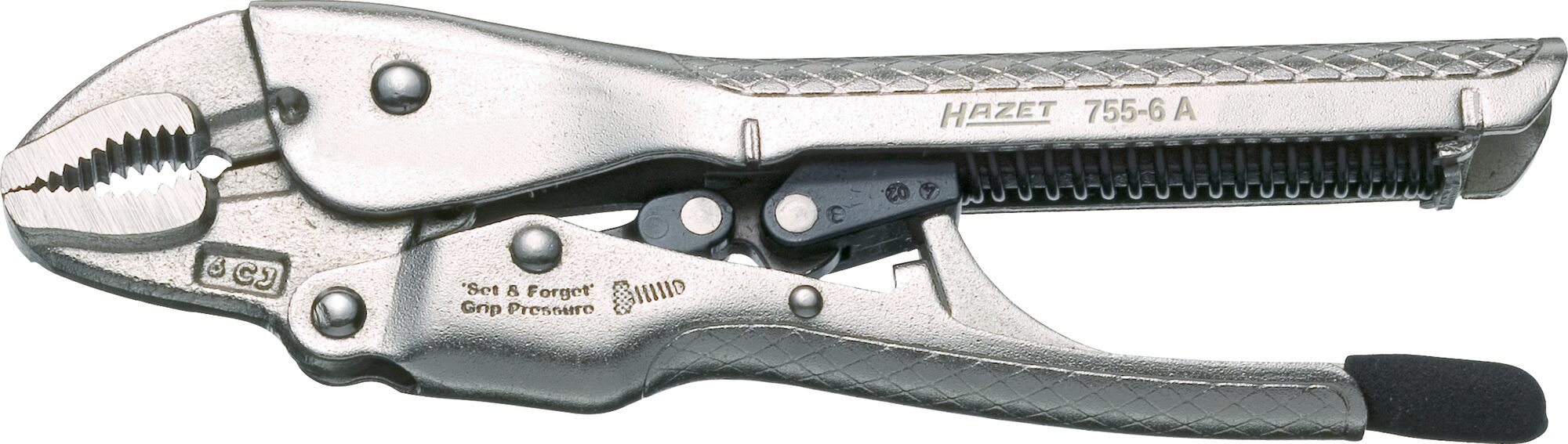 HAZET Gripzange ∙ selbsteinstellend 755-6A ∙ Länge: 161 mm Produktbild img1 L