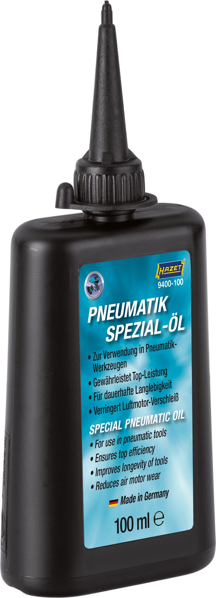HAZET Druckluftwerkzeug Spezial Öl 9400-100 ∙ 0,1 l Produktbild img1 L