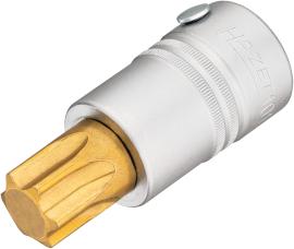 HAZET Schraubendreher-Steckschlüsseleinsatz 1012-T100 ∙ 3/4 Zoll (20 mm) Vierkant hohl ∙ Innen TORX® Profil ∙ SW T100 Produktbild