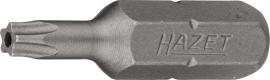 HAZET 5-Stern Bit 2225-15H ∙ 1/4 Zoll (6,3 mm) Sechskant massiv ∙ Innen 5-Stern Profil mit Zapfen ∙ SW 15H Produktbild