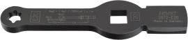 HAZET Schlag-Ringschlüssel ∙ mit 2 Schlagflächen 2872-E20 ∙ 3/4 Zoll (20 mm) Vierkant hohl ∙ Außen TORX® Profil ∙ SW E20 Produktbild
