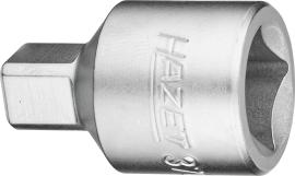 HAZET Öldienst Schraubendreher-Steckschlüsseleinsatz 3702-1 ∙ 1/2 Zoll (12,5 mm) Vierkant hohl ∙ Innen Vierkant Profil ∙ SW 10 mm Produktbild