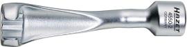 HAZET Einspritzleitungsschlüssel 4550-2 ∙ 1/2 Zoll (12,5 mm) Vierkant hohl ∙ Außen Doppelsechskant Profil ∙ SW 19 mm Produktbild
