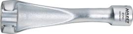 HAZET Einspritzleitungsschlüssel 4550 ∙ 3/8 Zoll (10 mm) Vierkant hohl ∙ Außen Doppelsechskant Profil ∙ SW 17 mm Produktbild