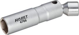 HAZET Zündkerzen Schlüssel 4766 ∙ 3/8 Zoll (10 mm) Vierkant hohl ∙ Außen Sechskant Profil ∙ SW 16 mm ∙ 5⁄8″ Produktbild