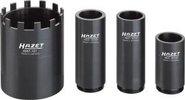 HAZET Nkw Zapfenschlüssel Satz 4937-101/4 ∙ 3/4 Zoll (20 mm) Vierkant hohl ∙ 4-teilig Produktbild