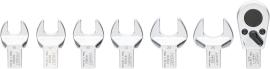 HAZET Einsteckwerkzeug Satz 6450D/7 ∙ 14 x 18 mm Einsteck-Vierkant massiv ∙ Außen Sechskant Profil, 1/2 Zoll (12,5 mm) Vierkant massiv ∙ 7-teilig ∙ 16 ∙ 17 ∙ 18 ∙ 19 ∙ 22 ∙ 24 Produktbild
