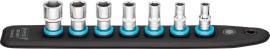 HAZET SmartRail mit 7 Steckplätzen 850-SR/7 ∙ 1/4 Zoll (6,3 mm) Vierkant hohl ∙ Außen Sechskant-Tractionsprofil ∙ 7-teilig ∙ 5,5 ∙ 6 ∙ 7 ∙ 8 ∙ 10 ∙ 11 ∙ 13 Produktbild